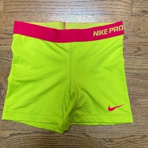 Nike Pro Dri Fit spandex shorts